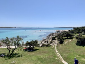 Spiaggia La Pelosa, feiner Sandstrand auf Sardinien<p></p>